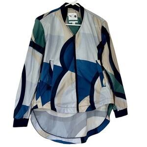 Puma x Careaux high low quarter zip hip hop streetwear fall windbreaker XS​​​